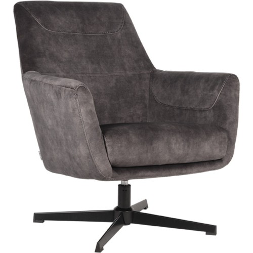 Fauteuil Toby - Antraciet -...