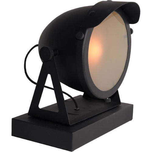Tafellamp Cap - Zwart - Metaal
